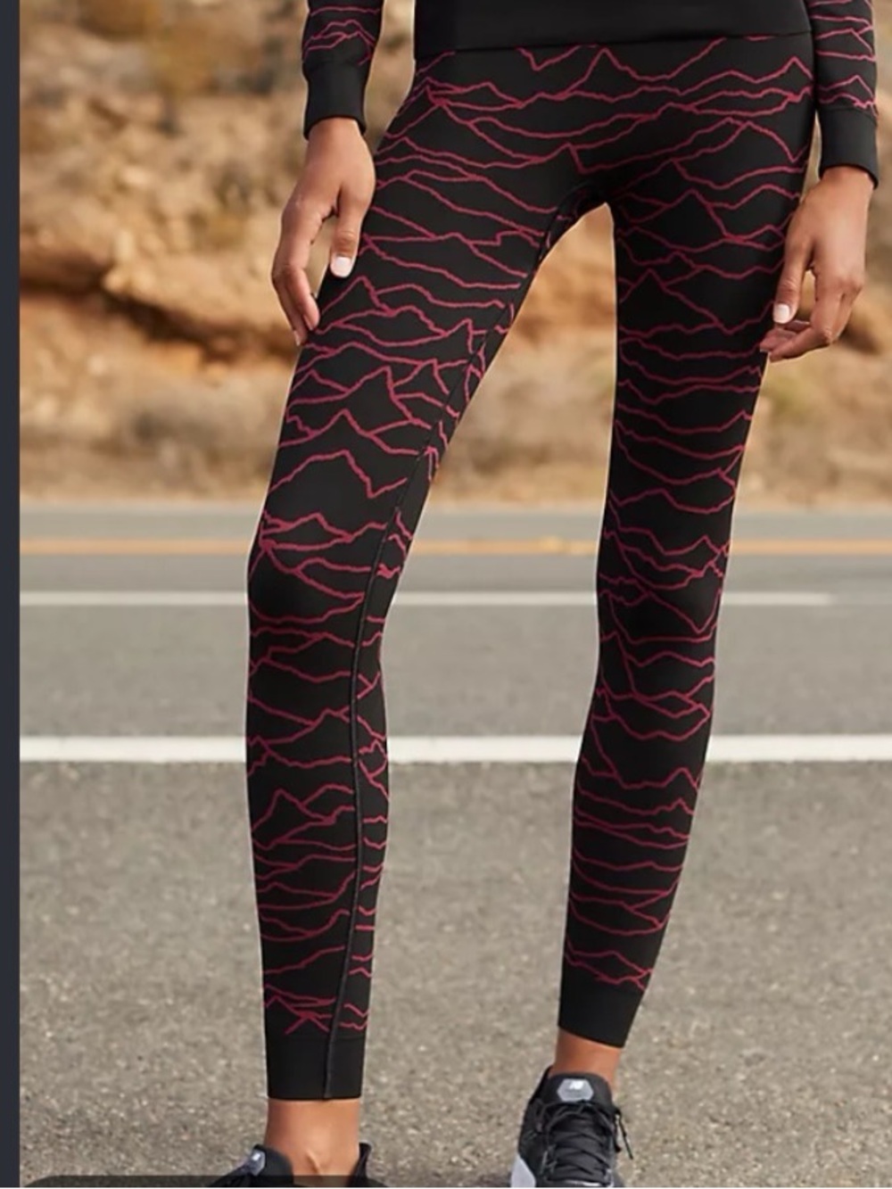 EUC Sweaty Betty Base Layer Leggings 7/8